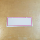 C&F Wooden Pink Border Rectangle Plain Board - Kids Haven